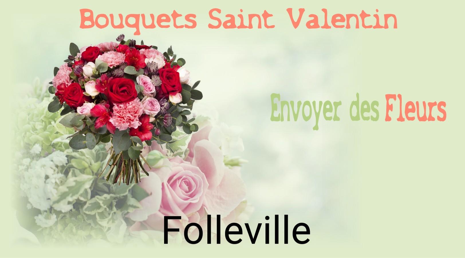 Roses de Saint-Valentin livrées à Folleville